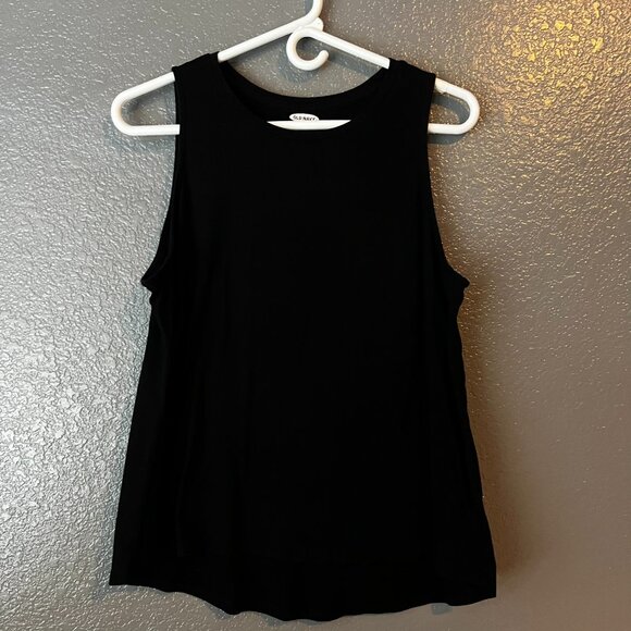 Old Navy Black Sleeveless Tank Top Women’s Large Casual Basic Shirt - Picture 1 of 3